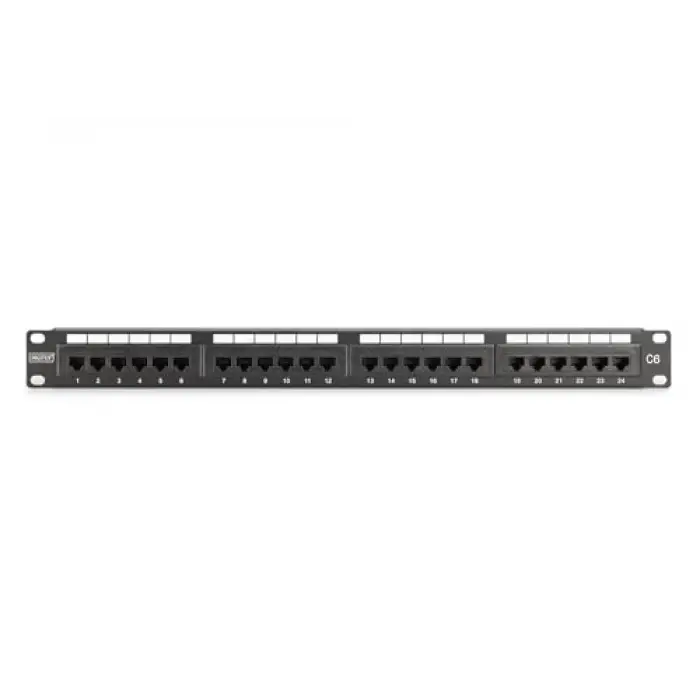 DN-91624U 19 24 Port Cat6 UTP Patch Panel