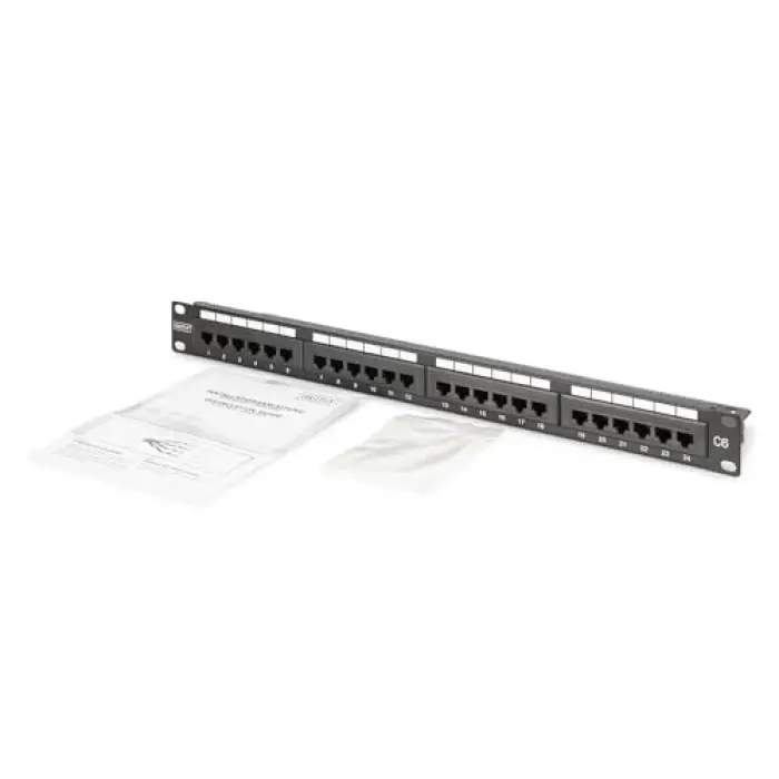 DN-91624U 19 24 Port Cat6 UTP Patch Panel