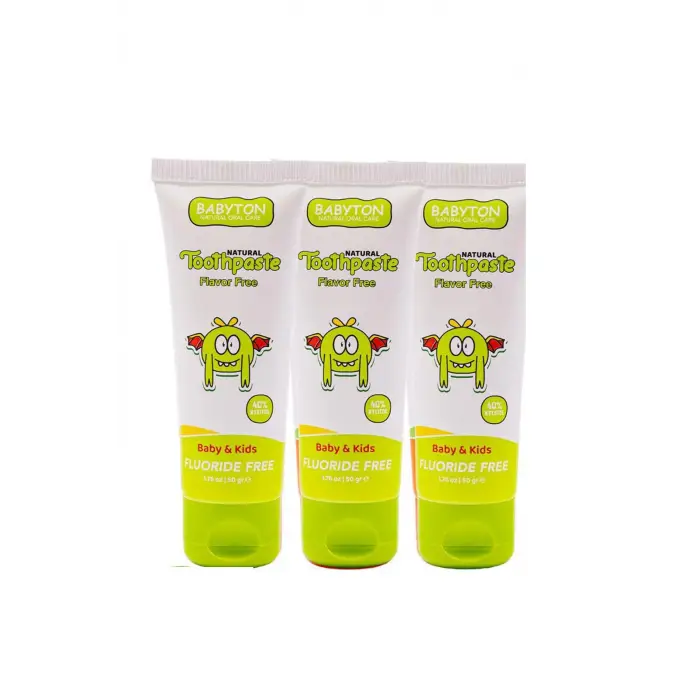 Doğal Aromasız Diş Macunu 3Lü Set 50 Gr