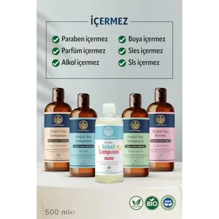 Doğal Bebek Şampuanı 500 ML