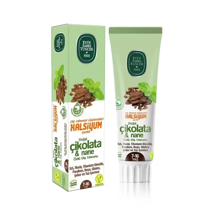 Doğal Çikolata Nane Özlü Diş Macunu 75 ml