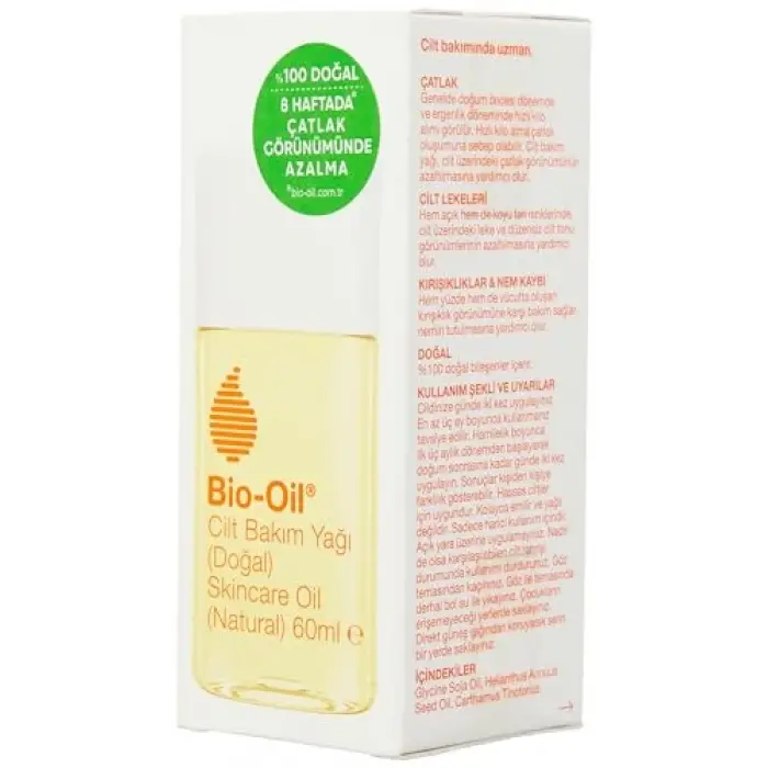 Doğal Cilt Bakım Yağı 60 Ml
