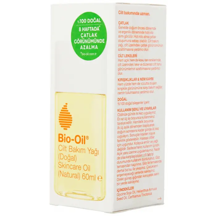 Doğal Cilt Bakım Yağı 60 Ml
