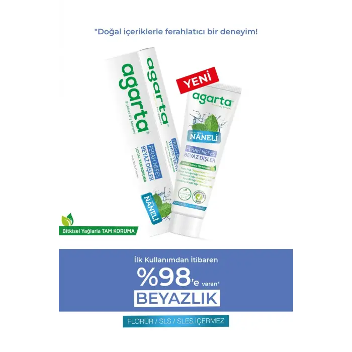 Doğal Diş Macunu *Naneli 100 Ml