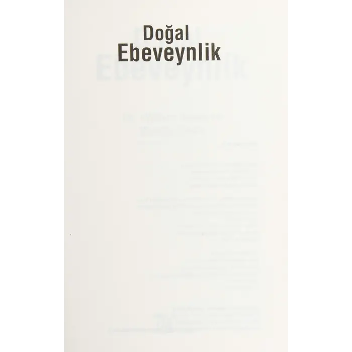 Doğal Ebeveynlik
