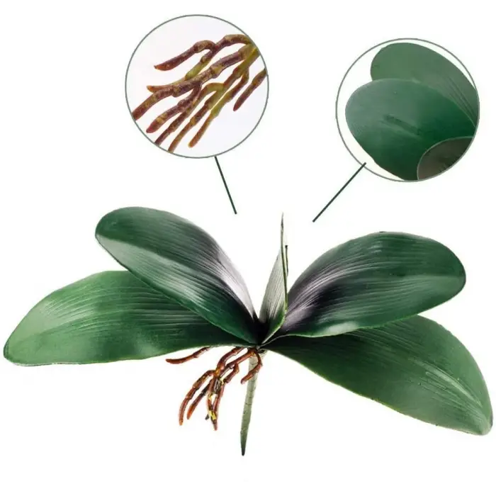 Doğal görünümlü yapay orkide yaprağı