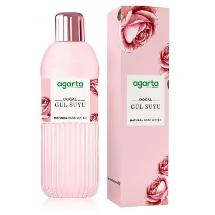 Doğal Gül Suyu 400 ml, 2li Set, Pembe