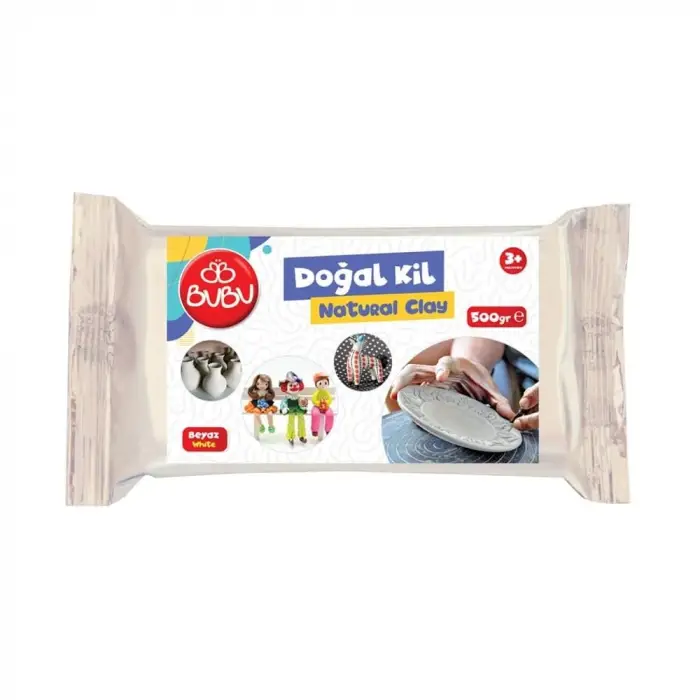 Doğal Kil Seramik Hamuru 500 g Beyaz