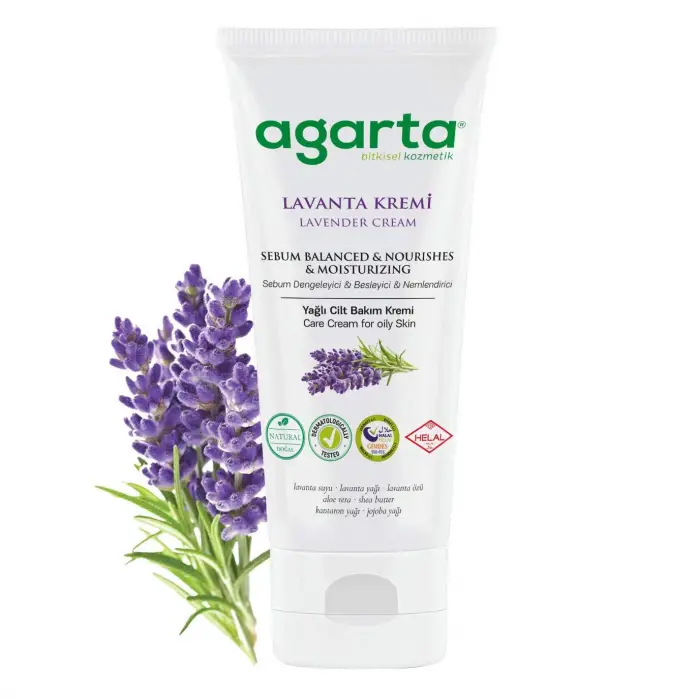 Doğal Lavanta Cilt Bakım Kremi 75 Ml