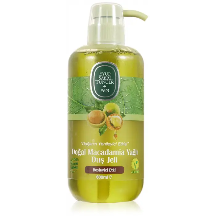 Doğal Macadamia Yağlı Duş Jeli (600 Ml)