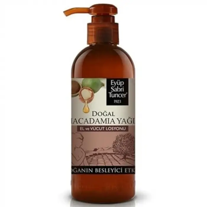 Doğal Macadamia Yağlı El ve Vücut Losyonu (250 ml)
