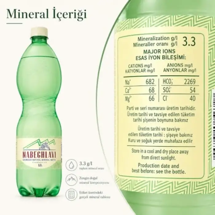 Doğal Mineralli Su 1000 Ml x 6