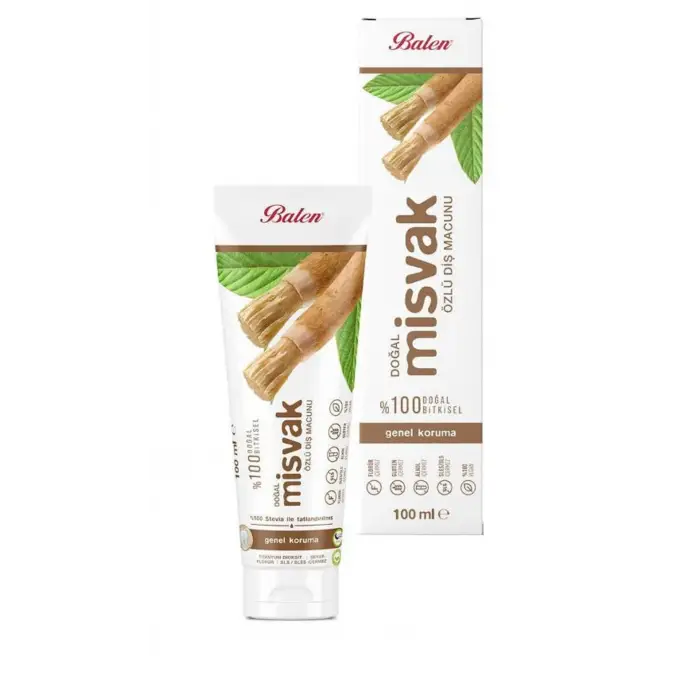 Doğal Misvak Özlü Diş Macunu, 100 ml