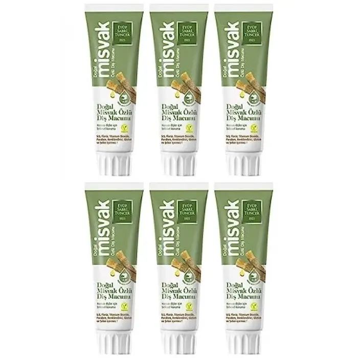 Doğal Misvak Özlü Diş Macunu 75 ML x 6