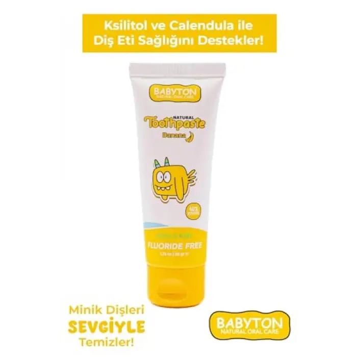 Doğal Muzlu Diş Macunu 2li Set 50 g