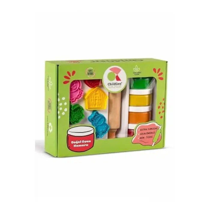 Doğal Oyun Hamurları Premıum Kutu Set - Çiftlik
