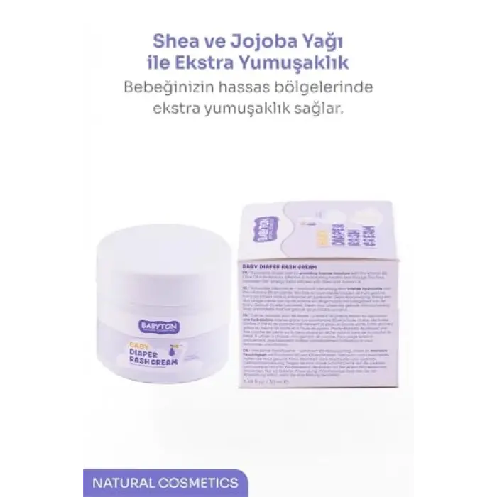 Doğal Pişik Kremi Çinko Içermez 50 ml