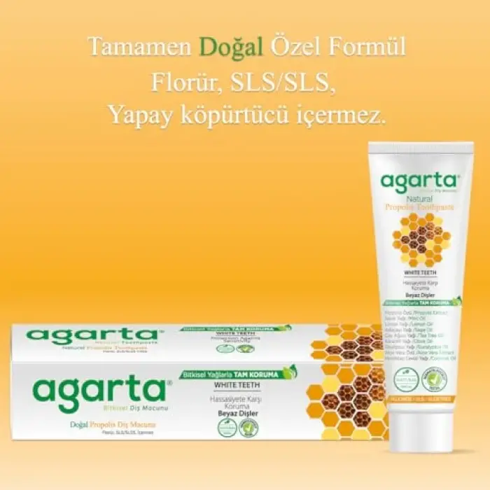 Doğal Propolisli Florürsüz Diş Macunu 100 ml