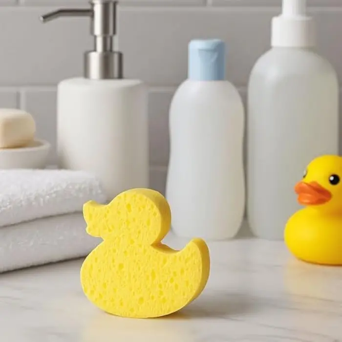 Doğal Selülozik Banyo Süngeri - SARI
