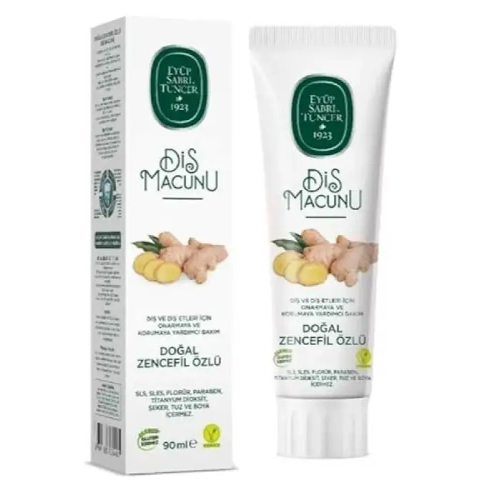 Doğal Zencefil Özlü Diş Macunu, 90 ml
