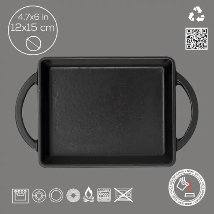 Döküm Mini 12x15 Tava