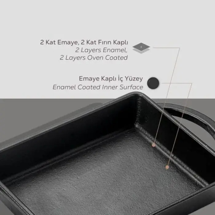 Döküm Mini 12x15 Tava