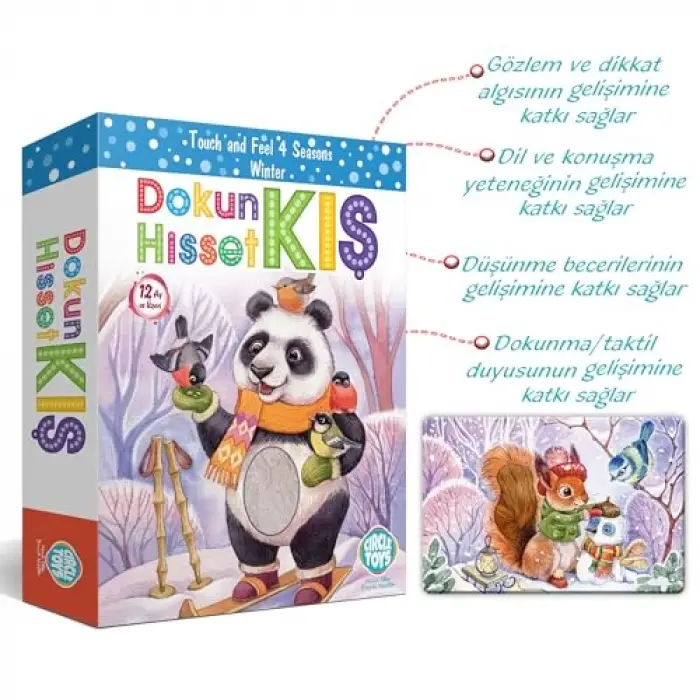 Dokun ve Hisset Kış Temalı Oyuncak