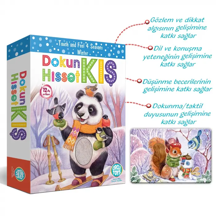 Dokun ve Hisset Kış Temalı Oyuncak