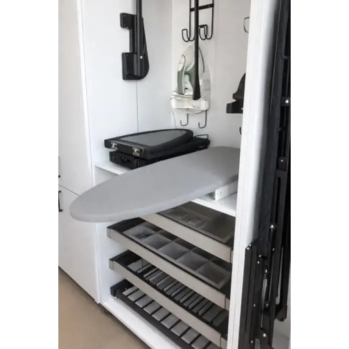 Dolap İçi Raylı Katlanır Ütü Masası