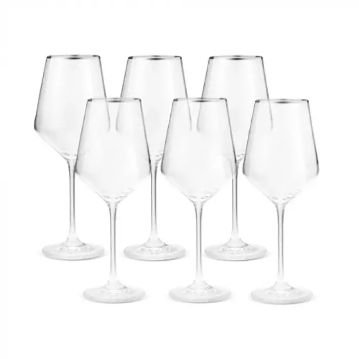 Dolce Vita 6lı Kadeh Platin 390 cc