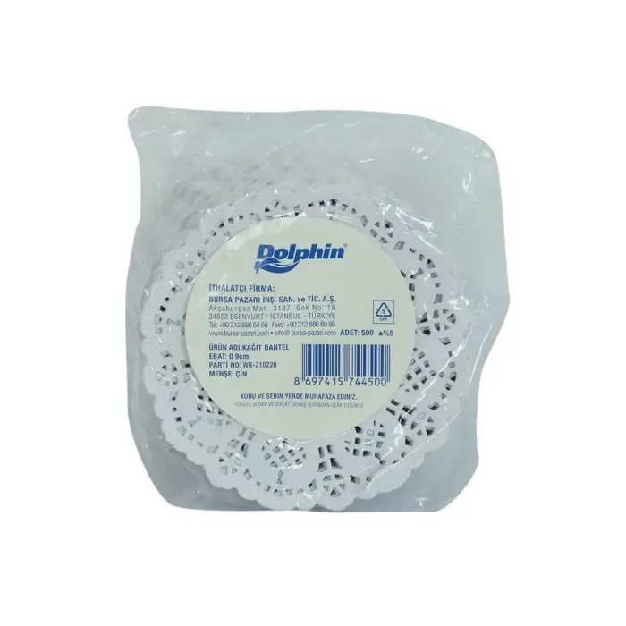 Dolphin Dantel Kağıt 9cm 500 Adet