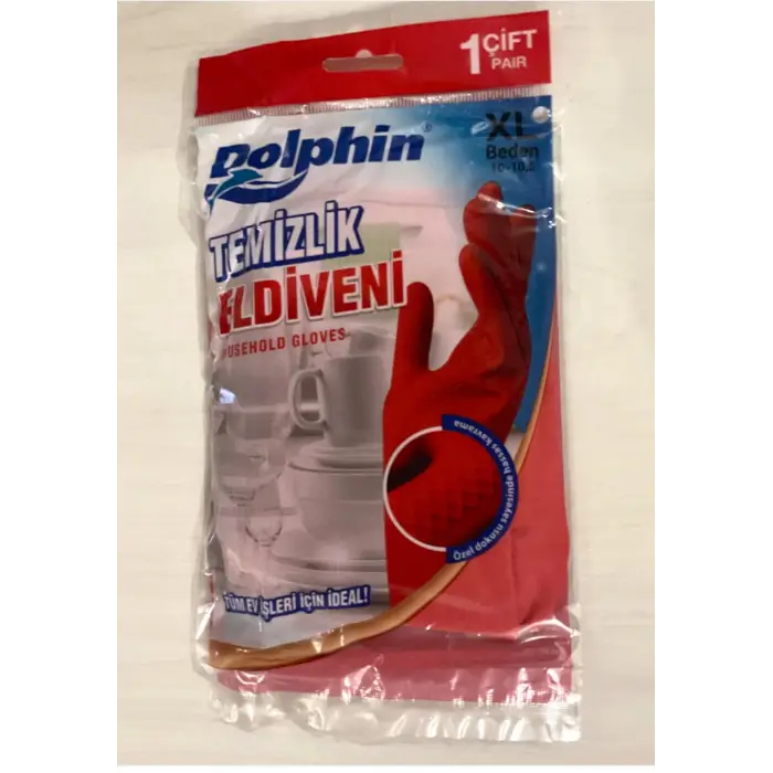 Dolphin Temizlik Eldiveni XL Beden, 1 Çift
