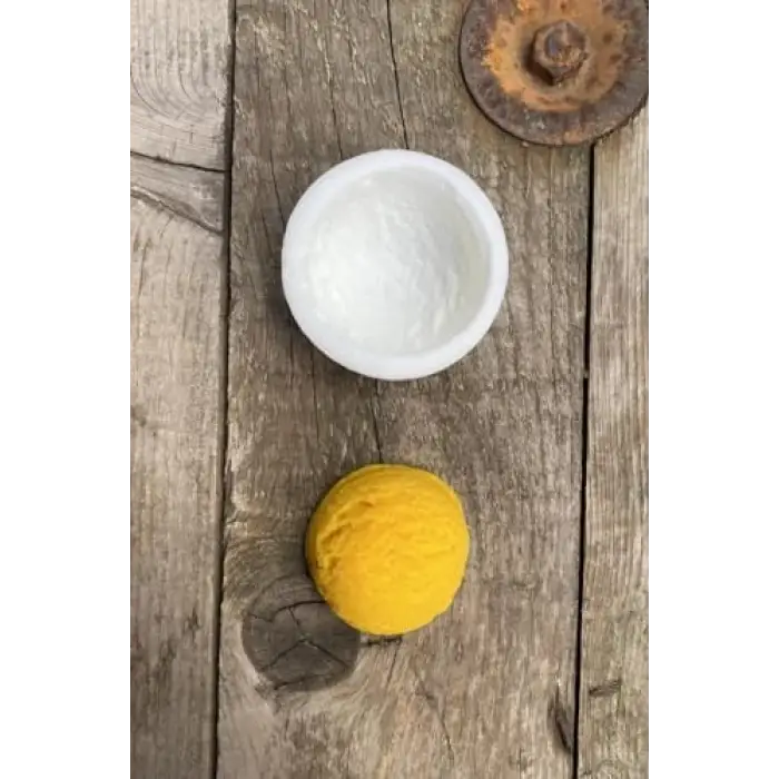 Dondurma Topu Tekli Mum Kalıbı (Silikon)
