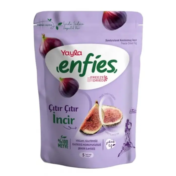 Dondurularak kurutulmuş incir