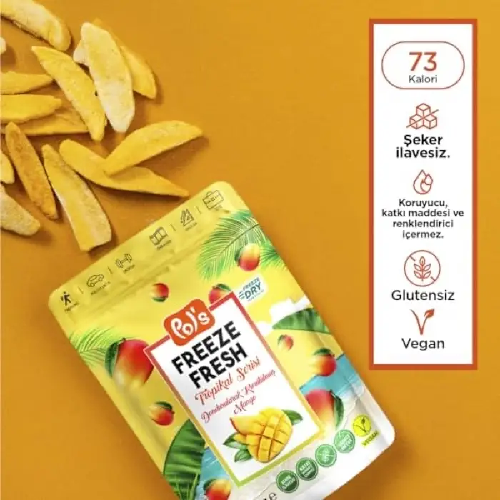 Dondurularak Kurutulmuş Mango 20 g