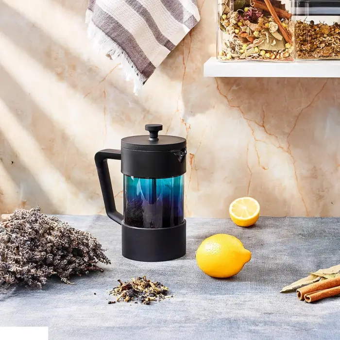 Doppio Black French Press, 600 ml