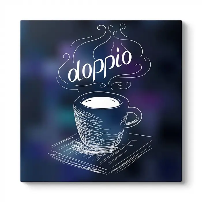 Doppio Kahve Tablosu 30 x 30