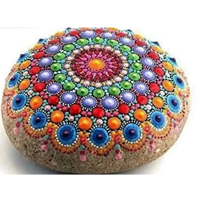 Dot Taş Görünümlü Ahşap 8 * 8 cm