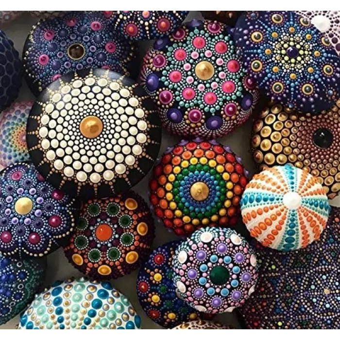 Dot Taş Görünümlü Ahşap 8 *, 8 cm