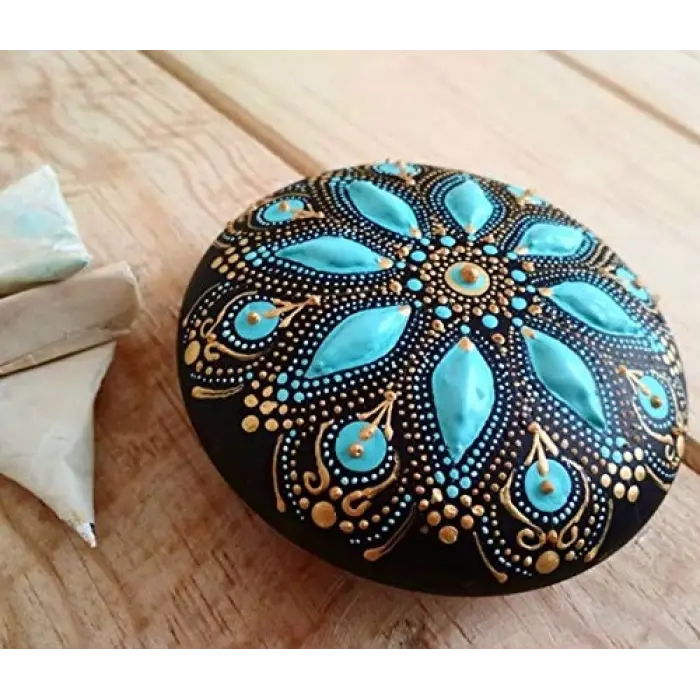 Dot Taş Görünümlü Ahşap 8 * 8 cm