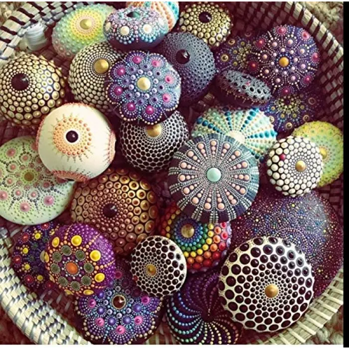 Dot Taş Görünümlü Ahşap 8 * 8 cm