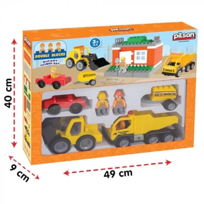 Double Blocks Kepçeli Dozer Seti