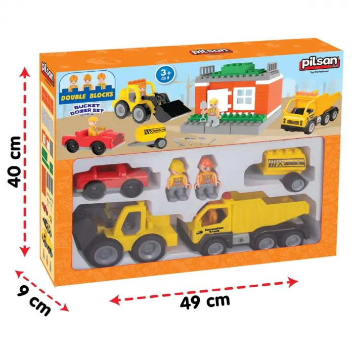Double Blocks Kepçeli Dozer Seti