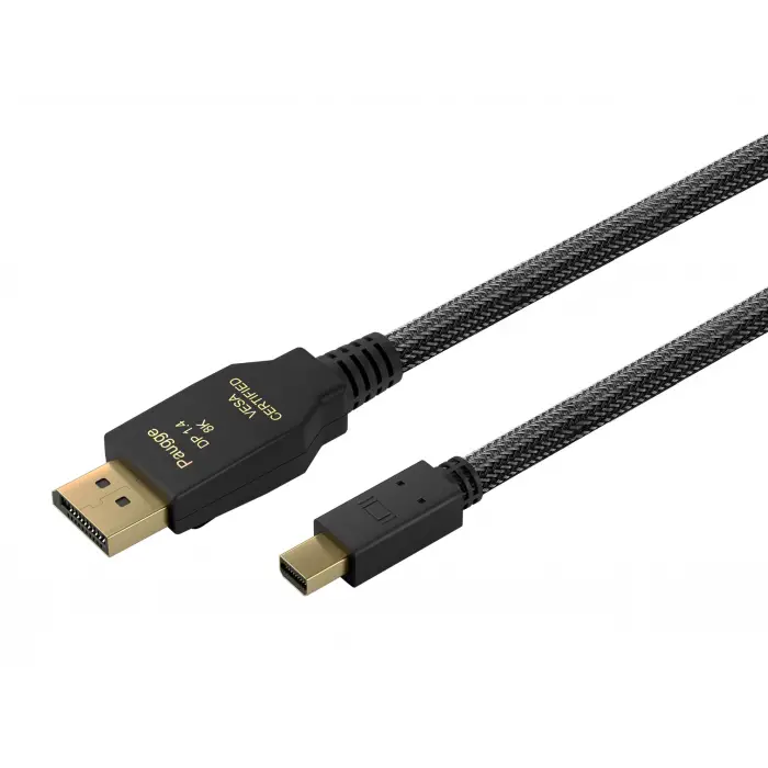 DP 1.4 VESA Sertifikalı Thunderbolt2 Destekli Mini Displayport Kablo - 1.5m (ENTMDP1415)