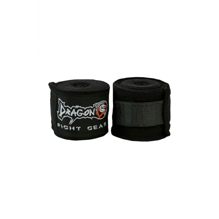 Dragondo Elastik Boks Bandajı 5MT; Tek Ebat, 83815-01, Sıyah
