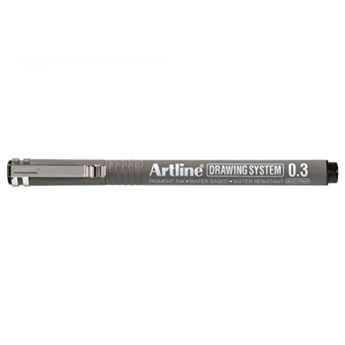 Drawing System 0.3 Çizim Kalemi, 0.3 mm, Siyah