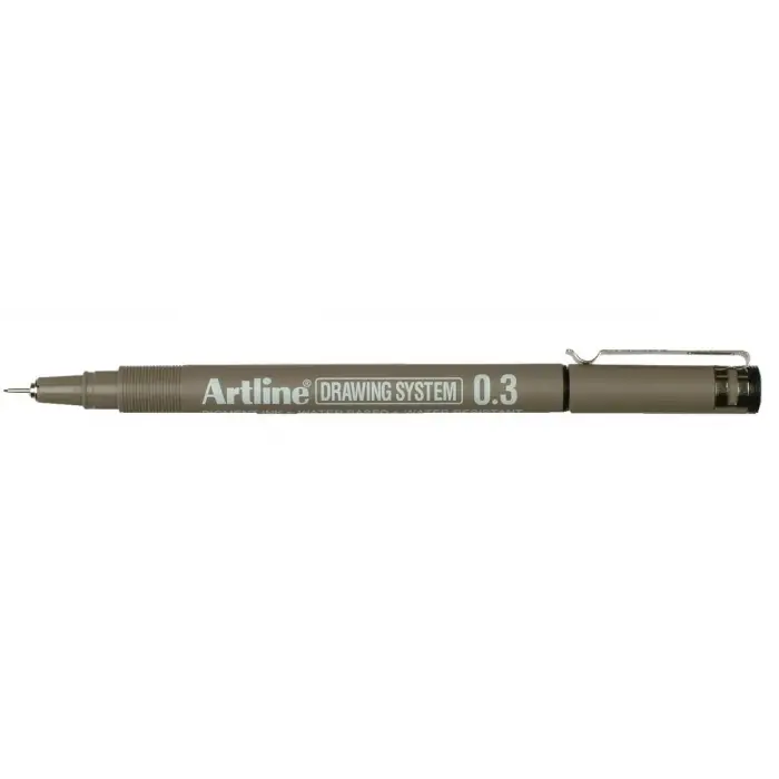 Drawing System 0.3 Çizim Kalemi, 0.3 mm, Siyah