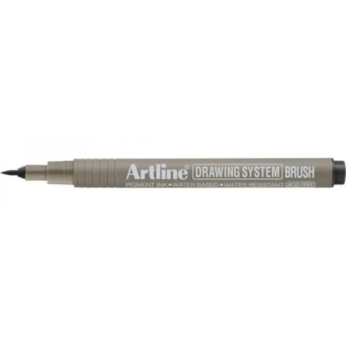 Drawing System Brush Çizim Kalemi Uç:Fırça Siyah