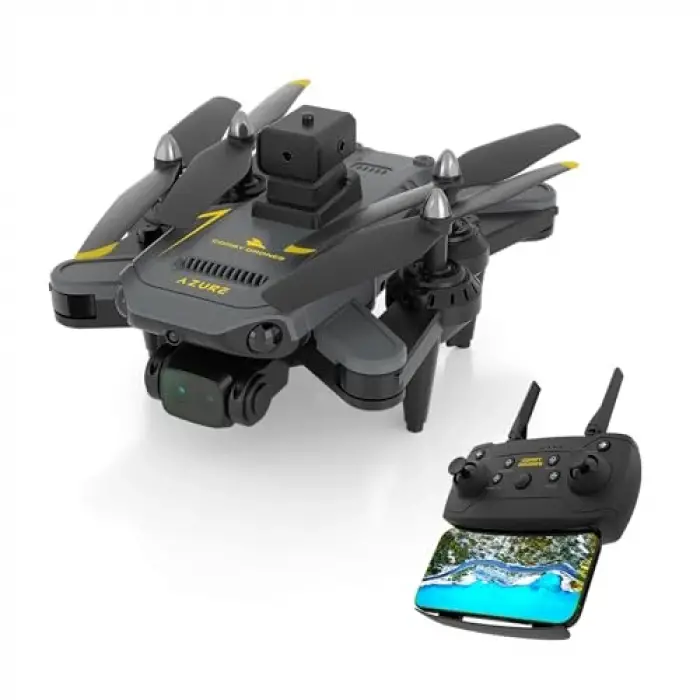 Drones CX023 Çarpışma Önleyici Sensörlü Kameralı Smart Drone Siyah