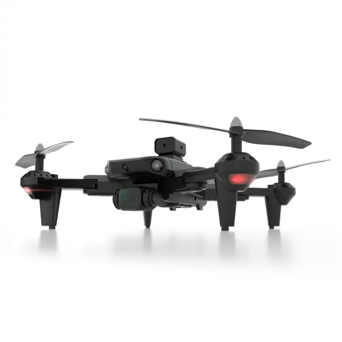 Drones CX023 Çarpışma Önleyici Sensörlü Kameralı Smart Drone Siyah